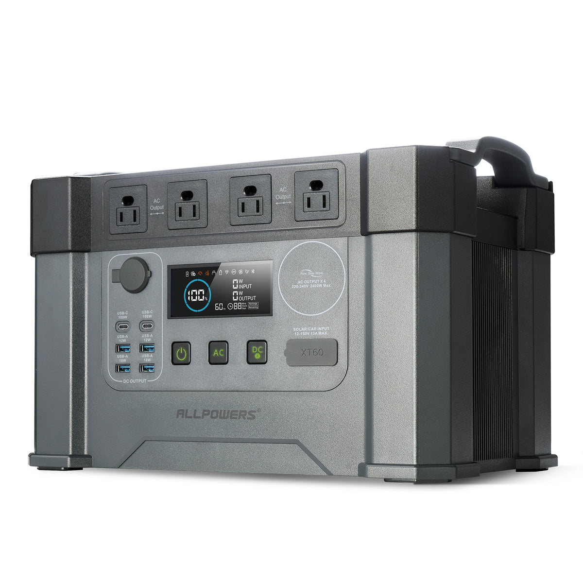 ALLPOWERS S2000 Pro Estación de Energía 2400W | 1451Wh
