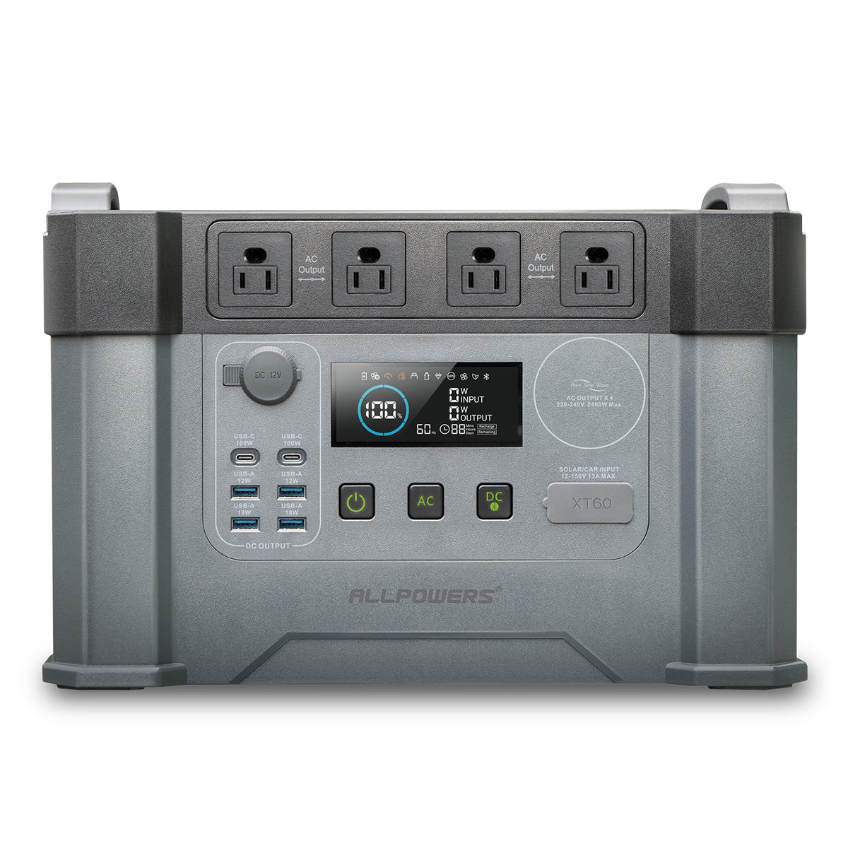ALLPOWERS S2000 Pro Estación de Energía 2400W | 1451Wh