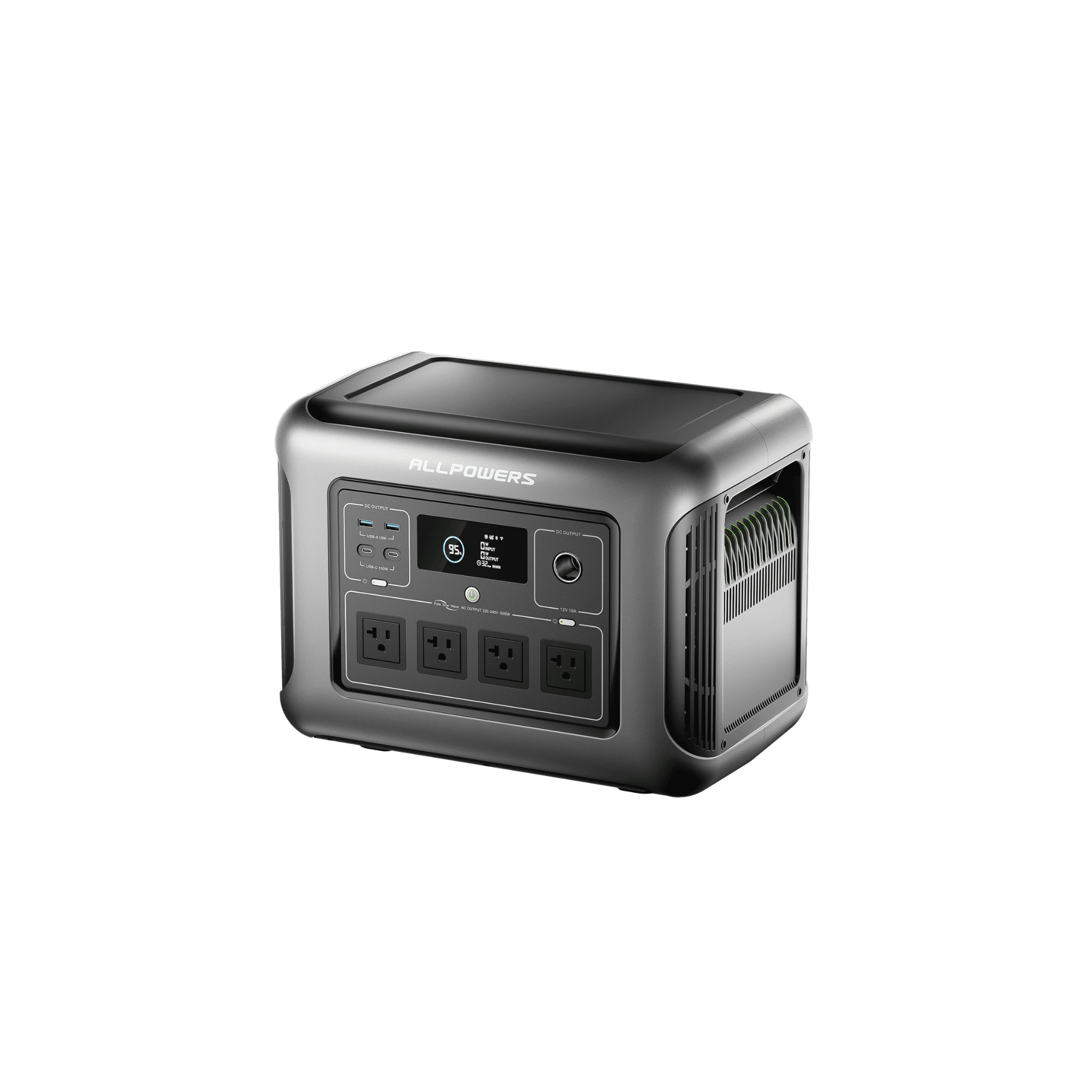 ALLPOWERS R1500 Lite Estación de Energía Portátil 1600W 1056Wh | Respaldo LiFePO4 para el Hogar