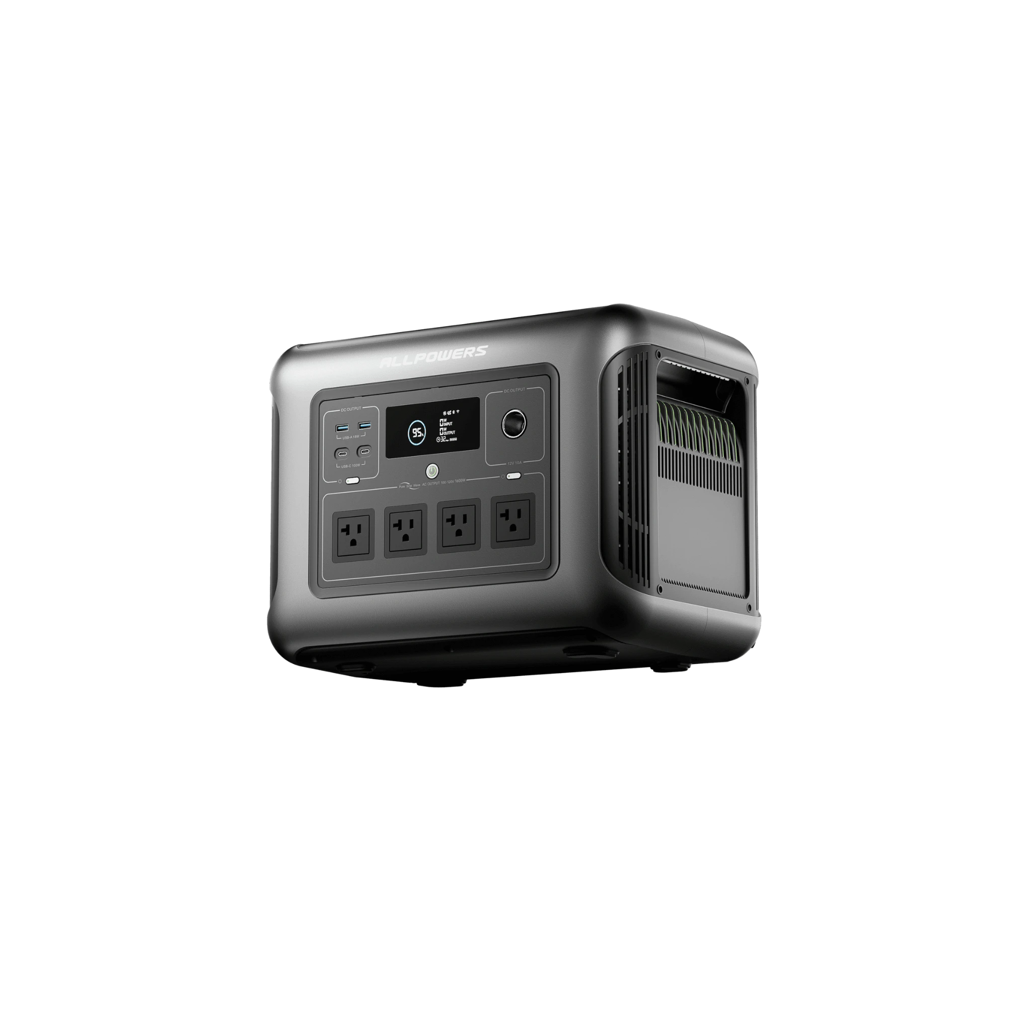 ALLPOWERS R1500 Lite Estación de Energía Portátil 1600W 1056Wh | Respaldo LiFePO4 para el Hogar