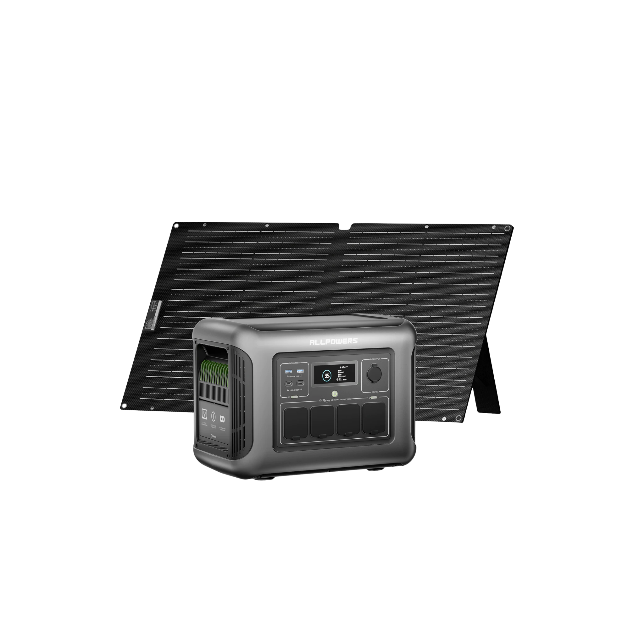ALLPOWERS R1500 Lite Estación de Energía Portátil 1600W 1056Wh | Respaldo LiFePO4 para el Hogar