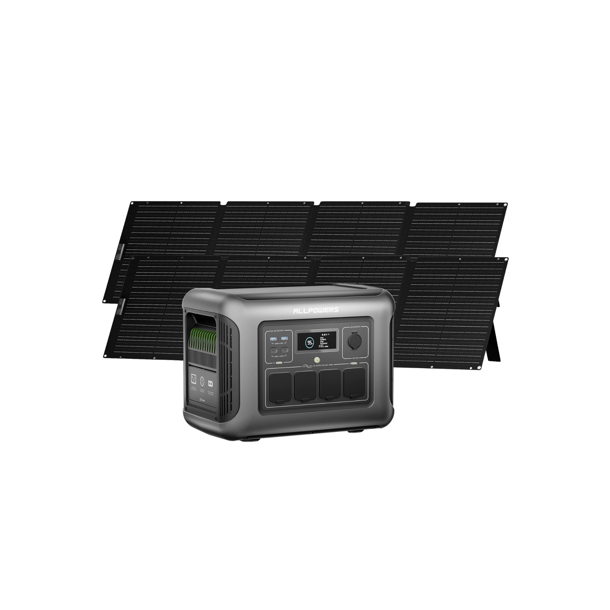 ALLPOWERS R1500 Lite Estación de Energía Portátil 1600W 1056Wh | Respaldo LiFePO4 para el Hogar