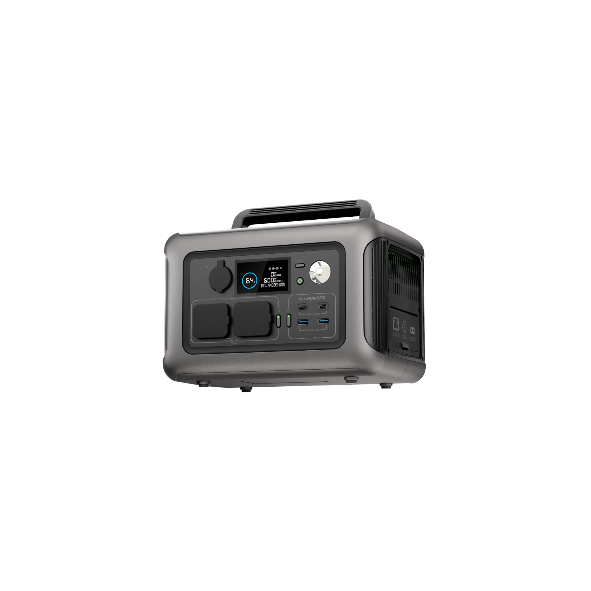 ALLPOWERS R600 Portable Power Station 600W | 299Wh LiFePO4 | Solar Generator with Fast Charging