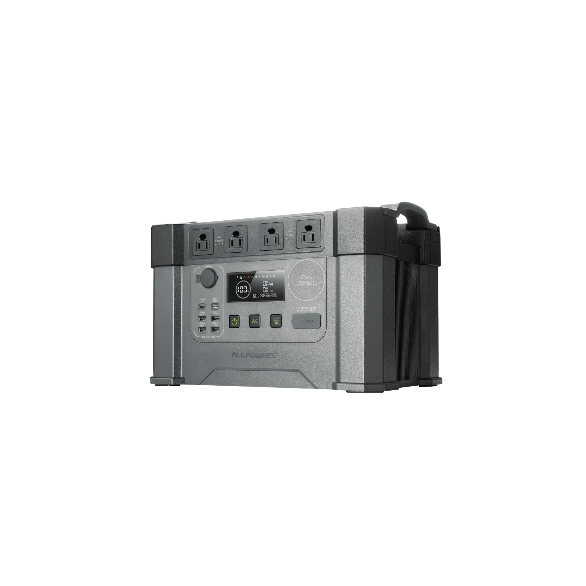 ALLPOWERS S2000 Pro Estación de Energía 2400W 1451Wh | Carga Rápida 1.5 Horas | Generador Solar