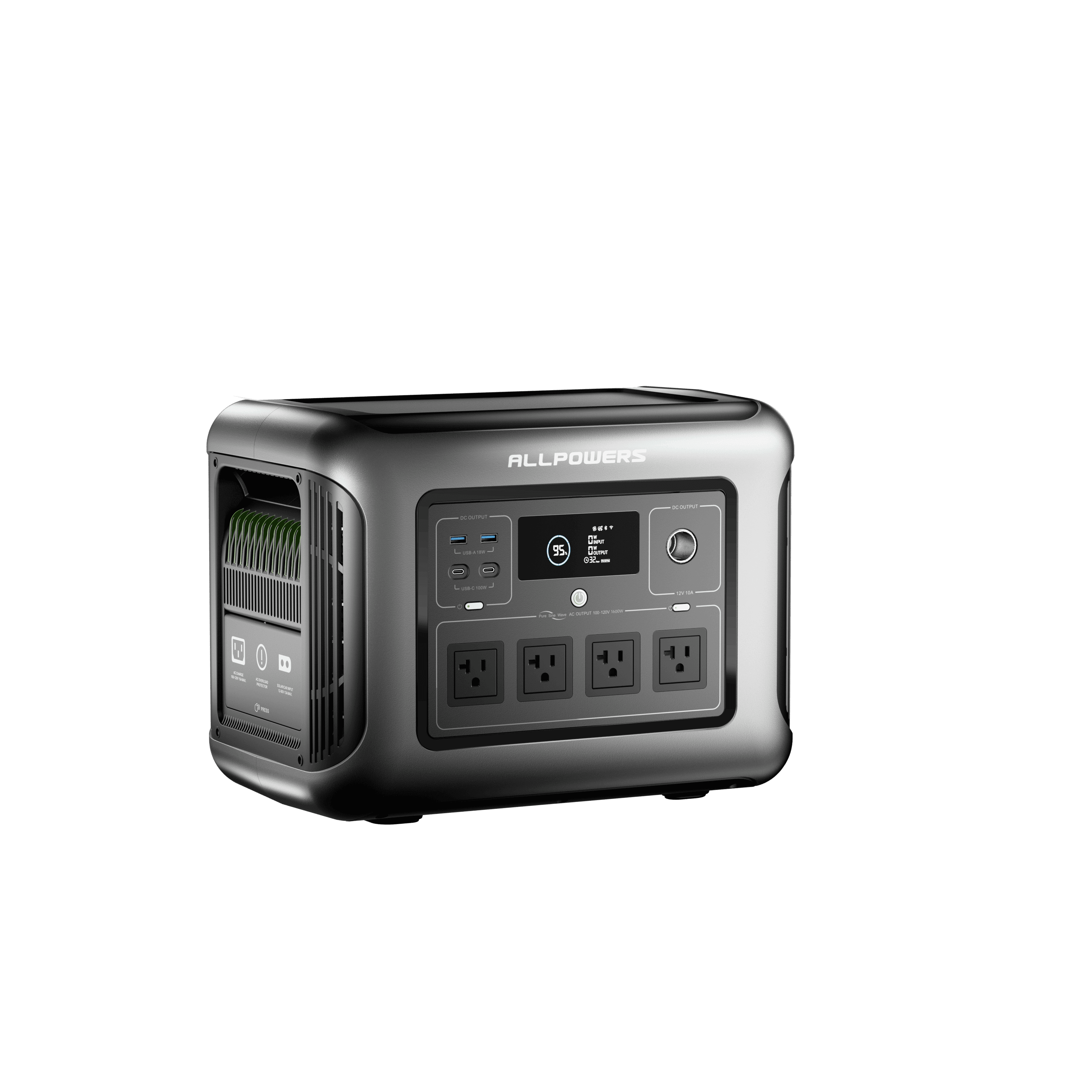 Vista detallada del generador R1500 LITE, resaltando la robustez de la carcasa para uso en exteriores.