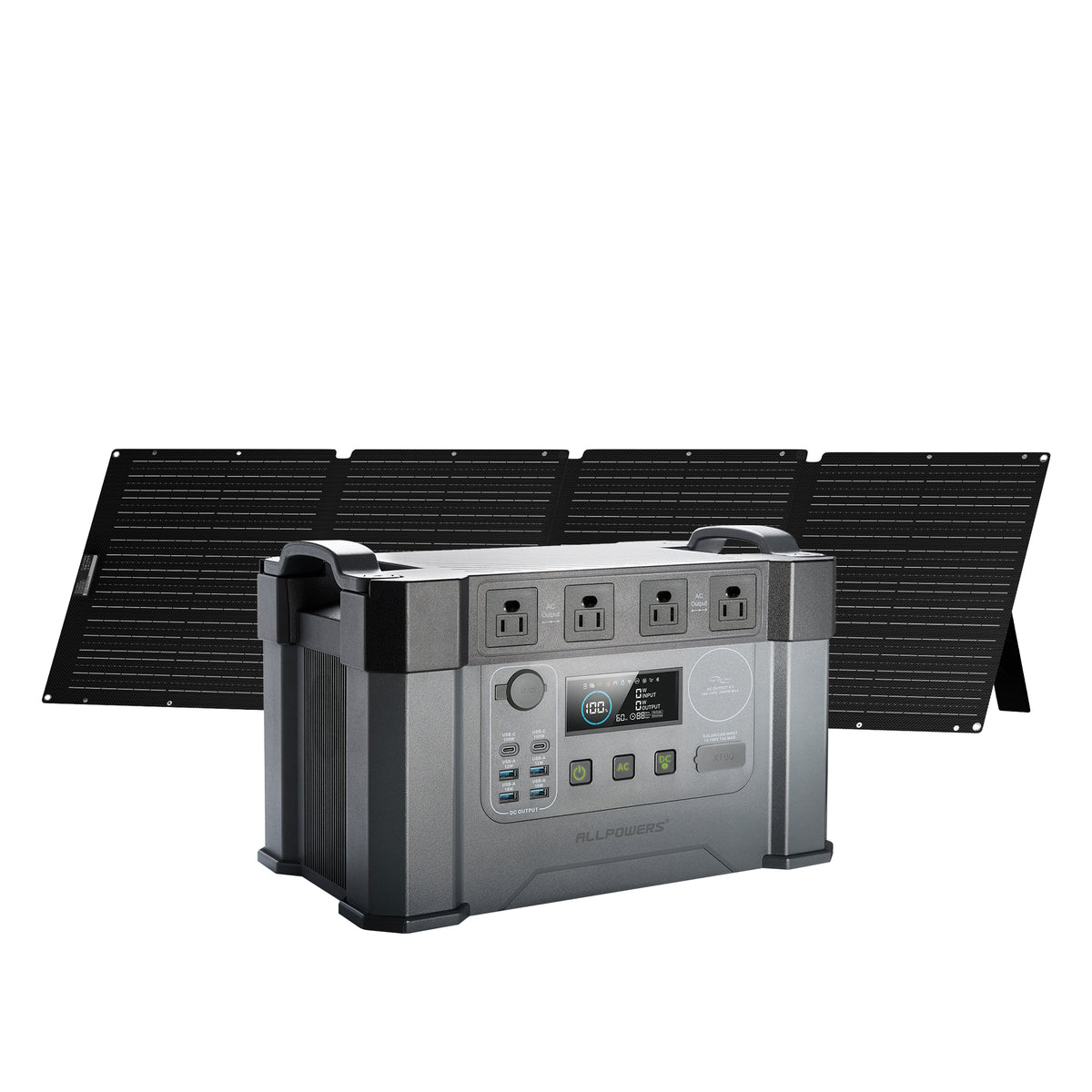 ALLPOWER Kit Generador Solar 2400W (S2000P+SE200 200W Panel solar)