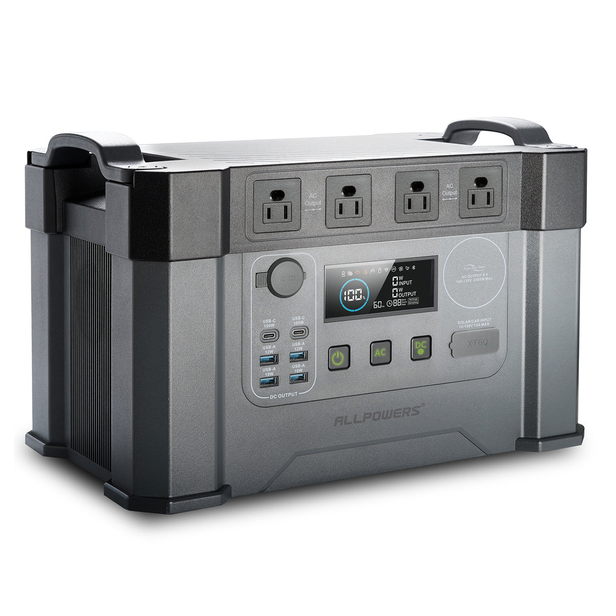 ALLPOWERS S2000 Pro Estación de Energía 2400W | 1451Wh