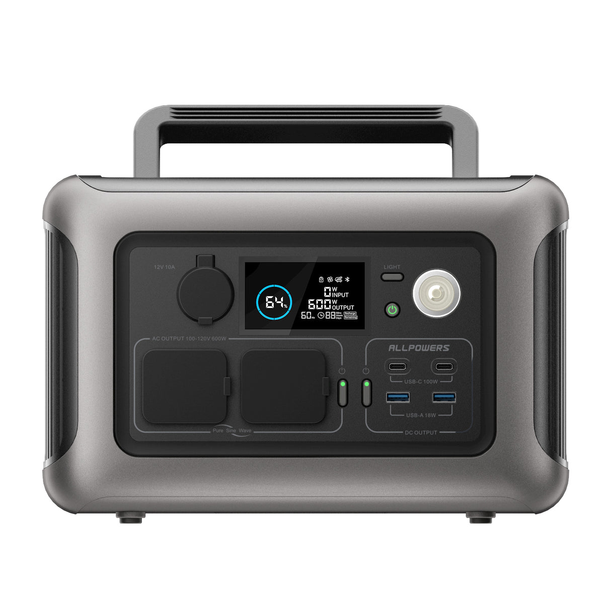 ALLPOWERS R600 Estación de Energía Portátil 600W | 299Wh