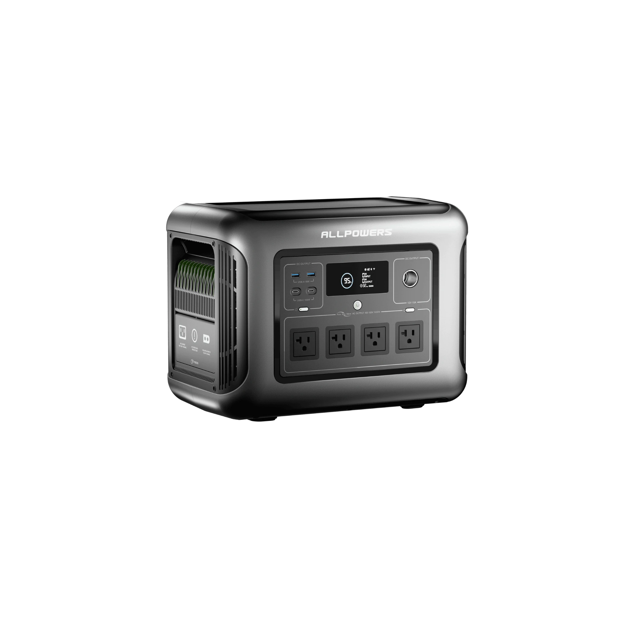ALLPOWERS R1500 Lite Estación de Energía Portátil 1600W 1056Wh | Respaldo LiFePO4 para el Hogar