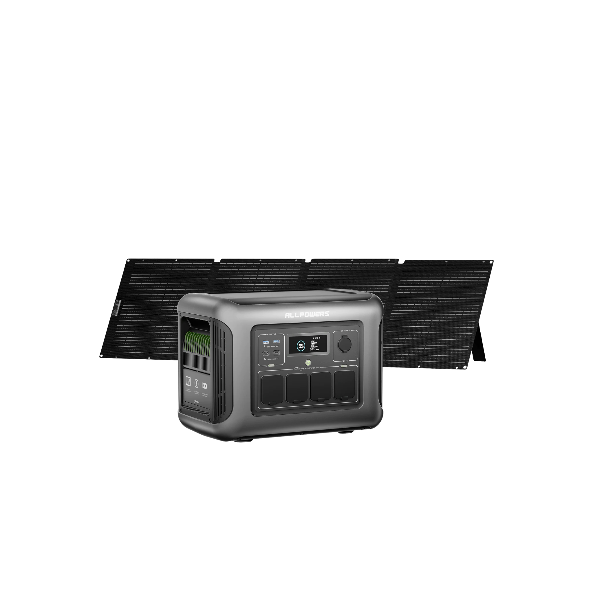 ALLPOWERS R1500 Lite Estación de Energía Portátil 1600W 1056Wh | Respaldo LiFePO4 para el Hogar