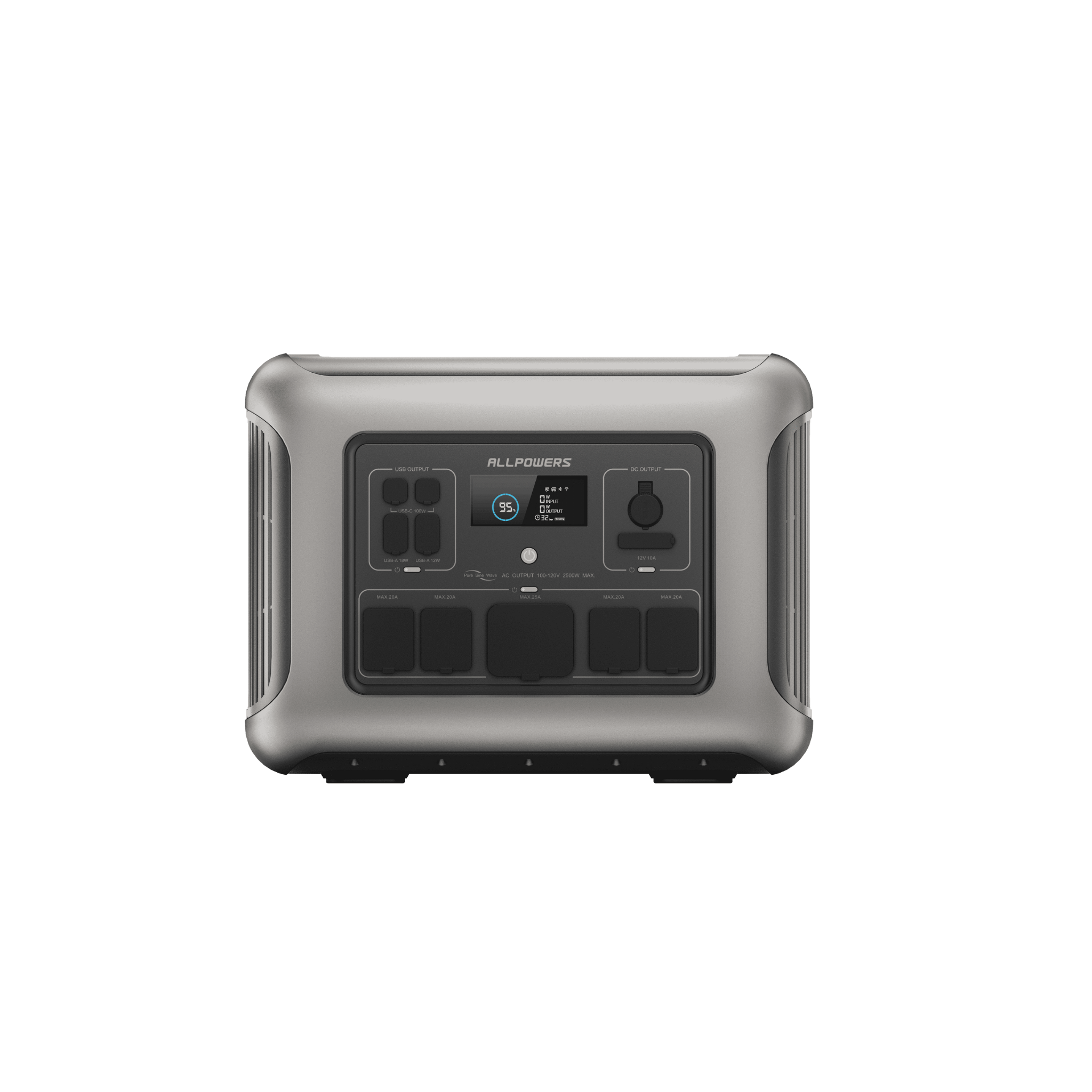 ALLPOWERS R2500 Estación de Energía Expandible 2500W 2016Wh | Batería LiFePO4 de Respaldo