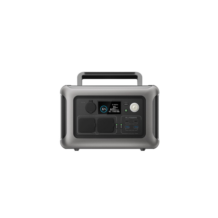 ALLPOWERS R600 Portable Power Station 600W | 299Wh LiFePO4 | Solar Generator with Fast Charging