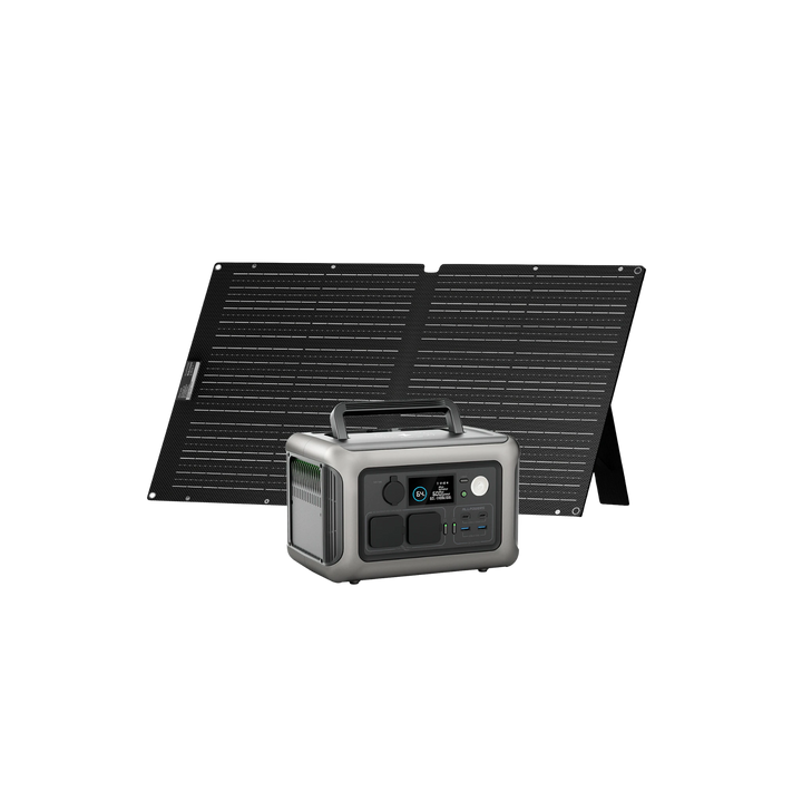 ALLPOWERS R600+SE100 Solar Generator Kit | 600W+100W Solar | Generador Solar Completo