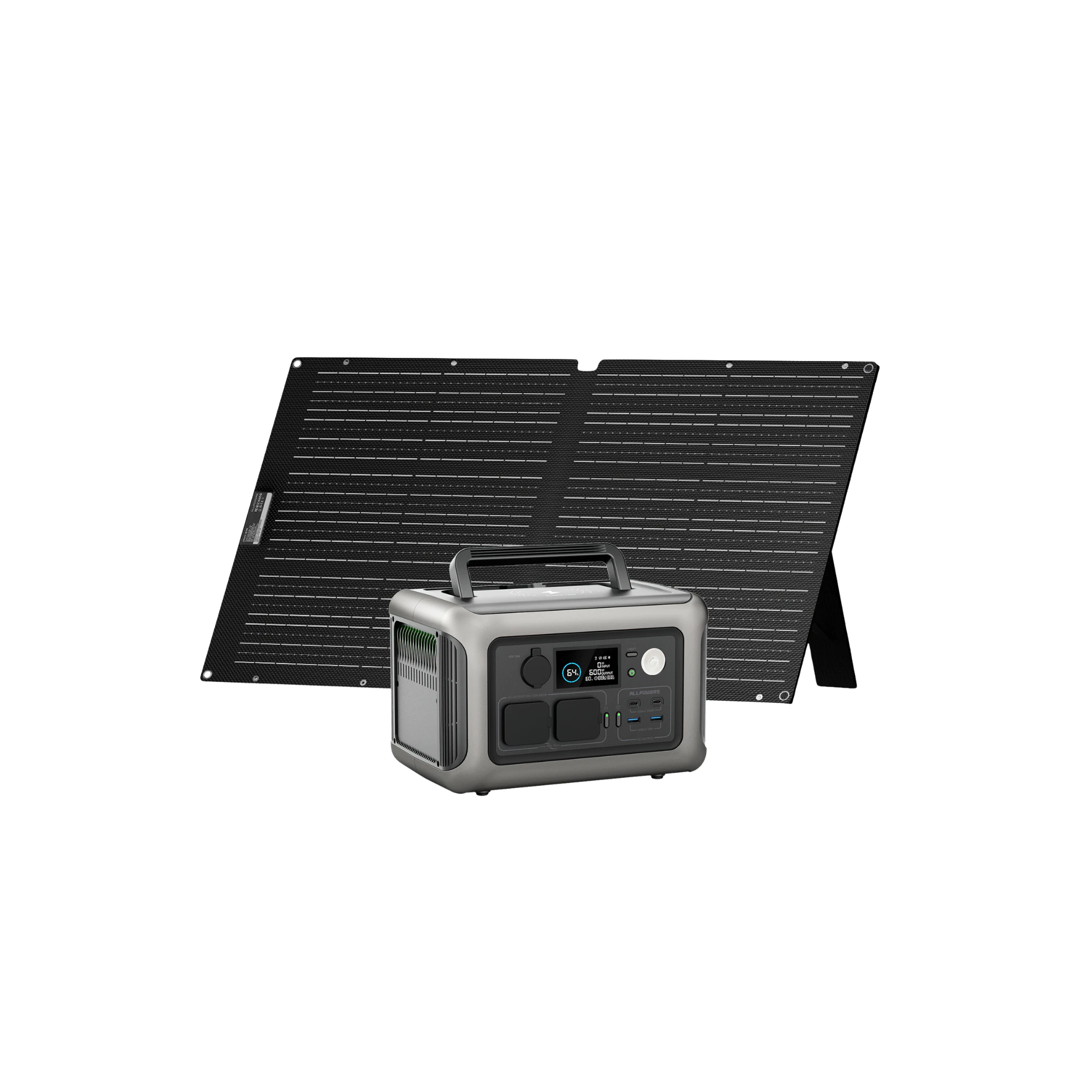 ALLPOWERS R600 Portable Power Station 600W | 299Wh LiFePO4 | Solar Generator with Fast Charging
