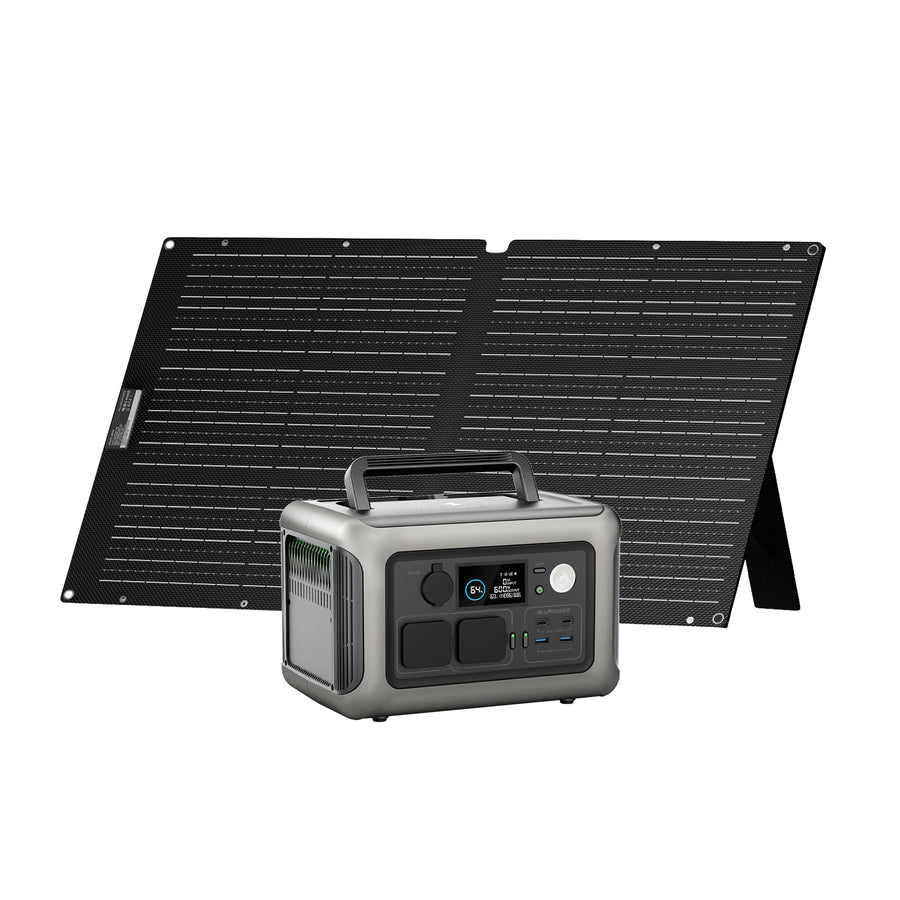 ALLPOWER Kit Generador Solar 600W (R600+SE100 100W Panel solar)