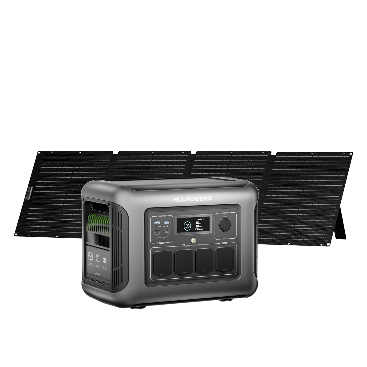 ALLPOWER Kit Generador Solar 1600W (R1500 LITE+SE200 200W Panel solar)
