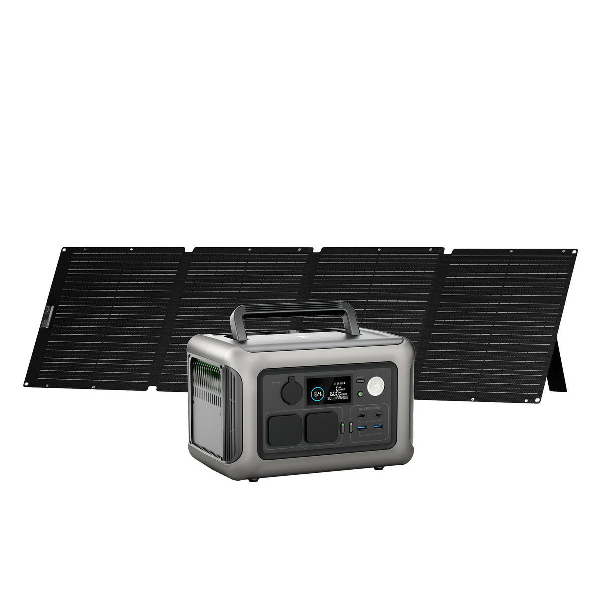ALLPOWER Kit Generador Solar 600W (R600+SE200 200W Panel solar)