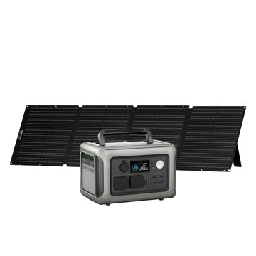 ALLPOWER Kit Generador Solar 600W (R600+SE200 200W Panel solar)