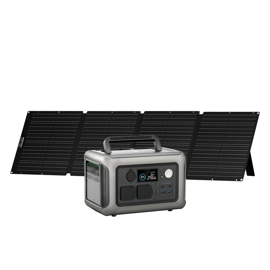 ALLPOWER Kit Generador Solar 600W (R600+SE200 200W Panel solar)